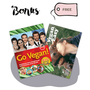 Bonus Free Vegan Starter Kit Booklets by Peta and Vegan Easy
